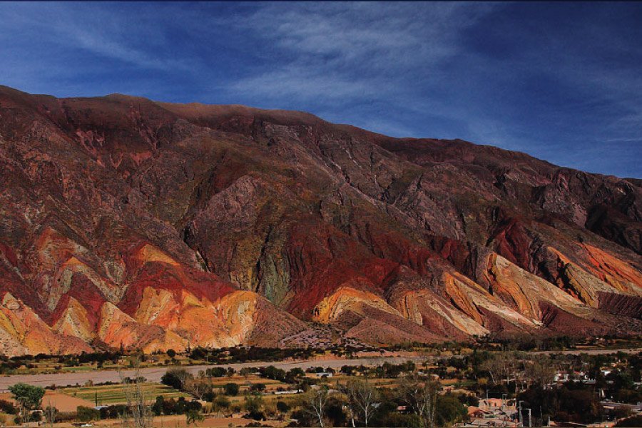 Paleta del Pintor en Maimar&aacute; en la Quebrada de Humahuaca, provincia de Jujuy, Argentina